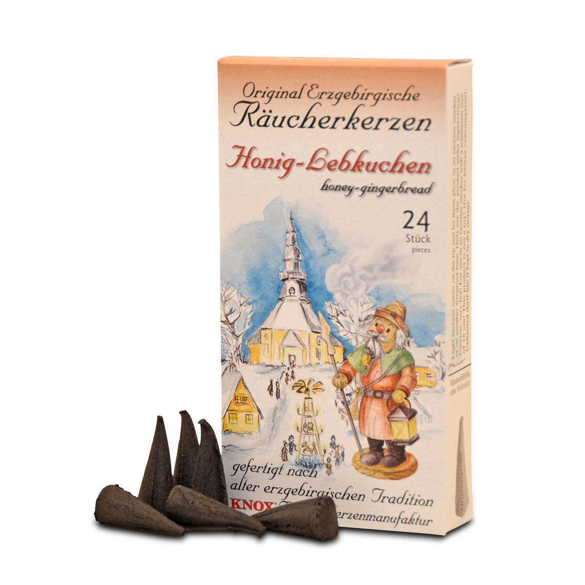 Räucherkerzen Honig-Lebkuchen Knox von KWO, Art. 60024