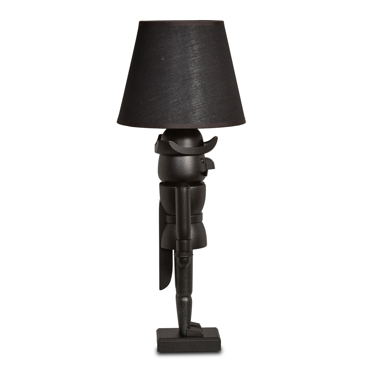 Nussknacker Tischlampe „Modern Black Edition“, 52 cm von KWO, Wohnaccessoire, Art. 20770, Ansicht 4