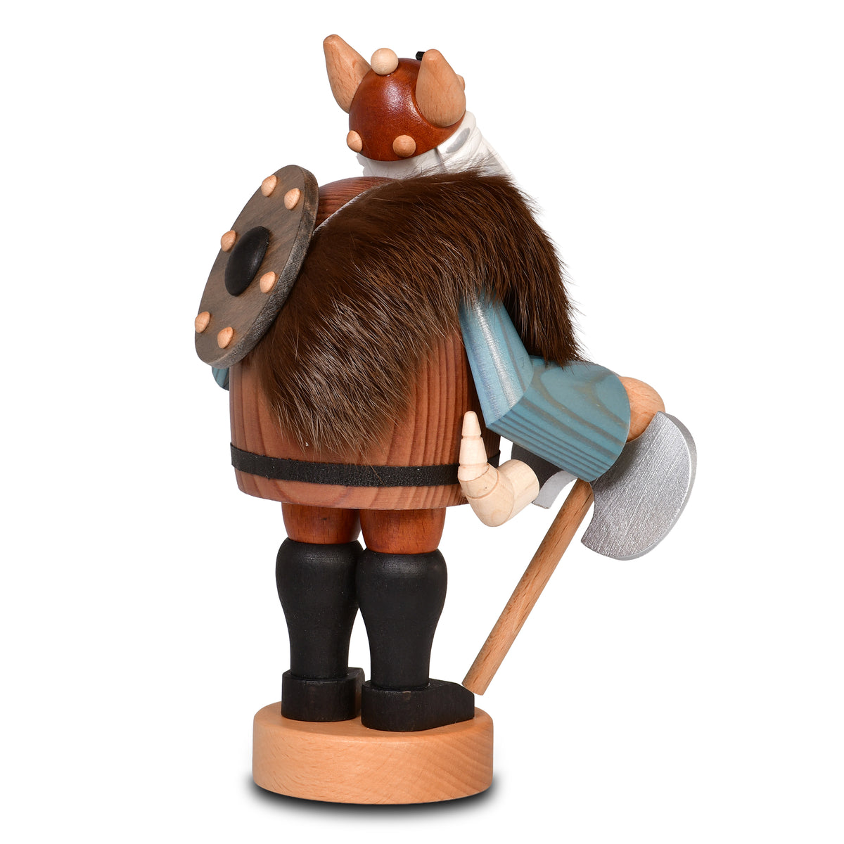 Räuchermann Wikinger, 18 cm von KWO, Serie Die Bärtigen, Art. 21142, Ansicht 2