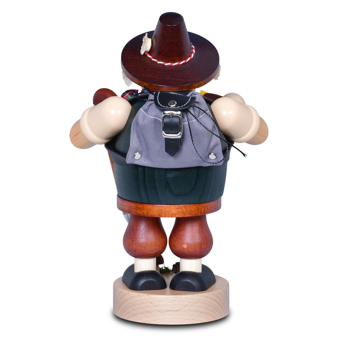 Räuchermann Wanderer, 21,5 cm von KWO, Serie Die Dicken, Art. 21462, Ansicht 3