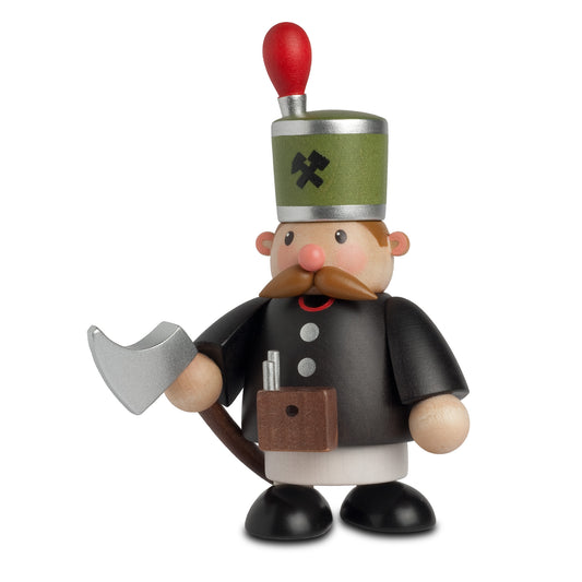 KWO Räuchermann Bergmann mini Kleine Kerle Art. 25008 Erzgebirge Handarbeit