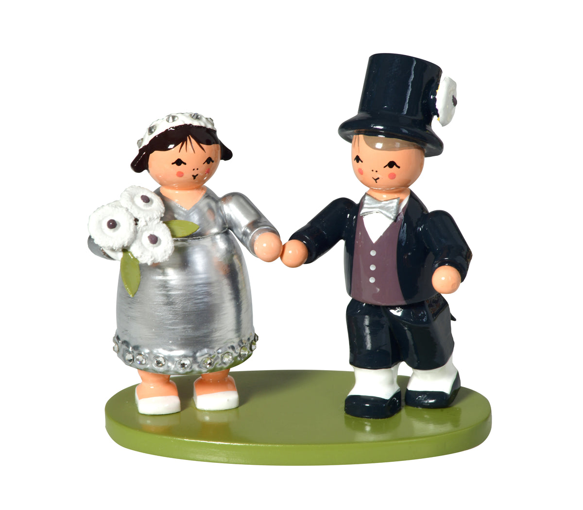 Hochzeitspaar Silberhochzeit, 5 cm von KWO, Serie Sondereditionen, Art. 50128
