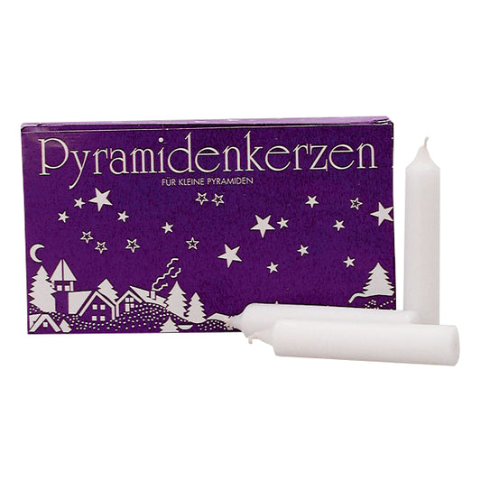 Pyramidenkerzen, weiß von KWO, Räucherkerzen, Art. 60010