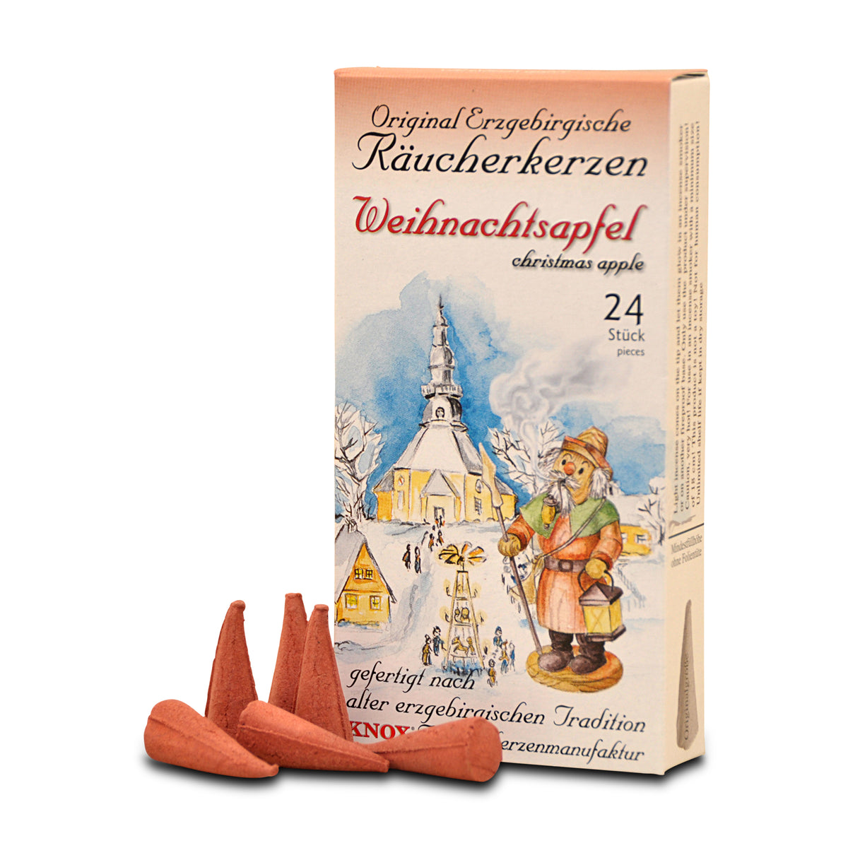 Räucherkerzen Weihnachtsapfel Knox von KWO, Art. 60023