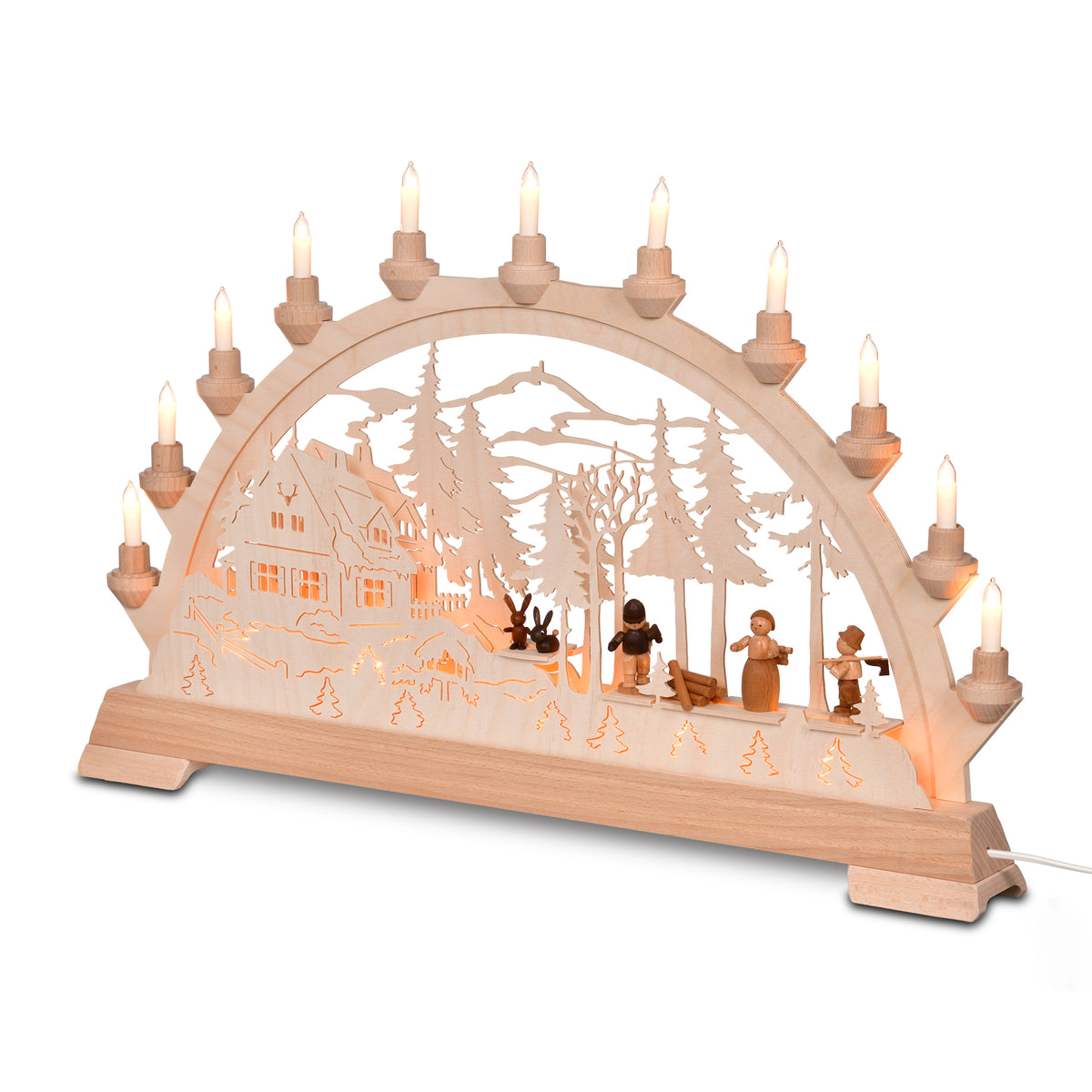 Schwibbogen - Forsthaus mit Waldleuten von KWO, Art. 62022