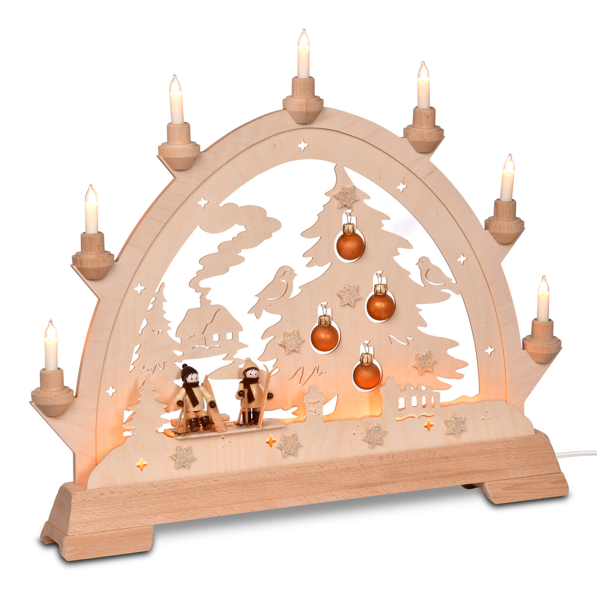 Schwibbogen - Tannenbaum mit Figuren von KWO, Art. 62035