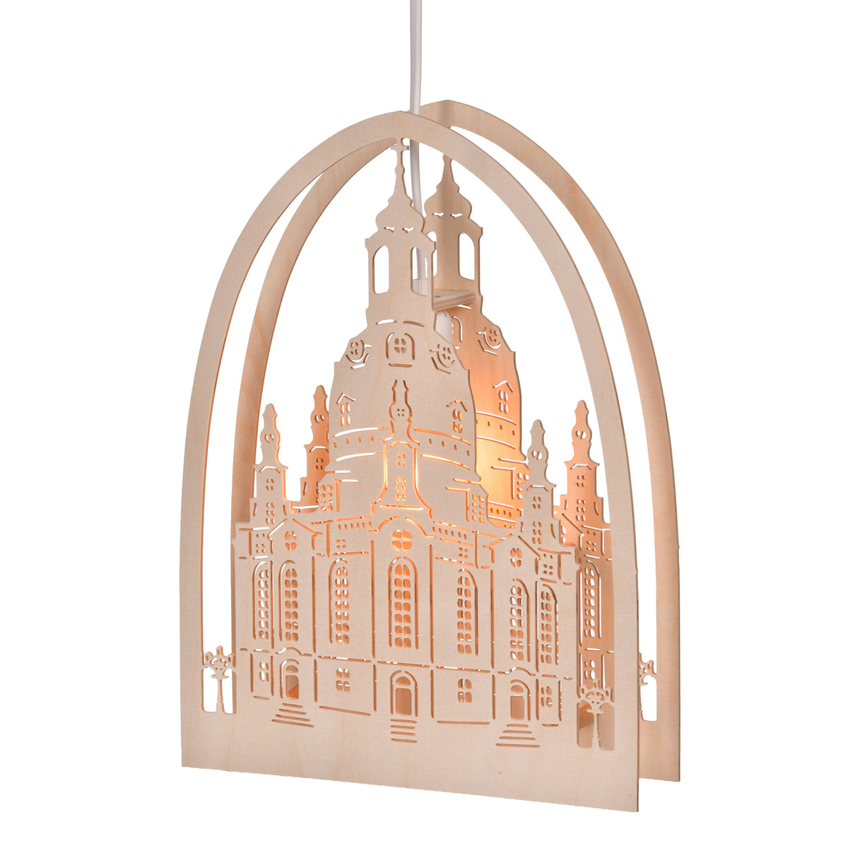 Fensterbild "Frauenkirche" von KWO, Schwibbogen, Art. 62060