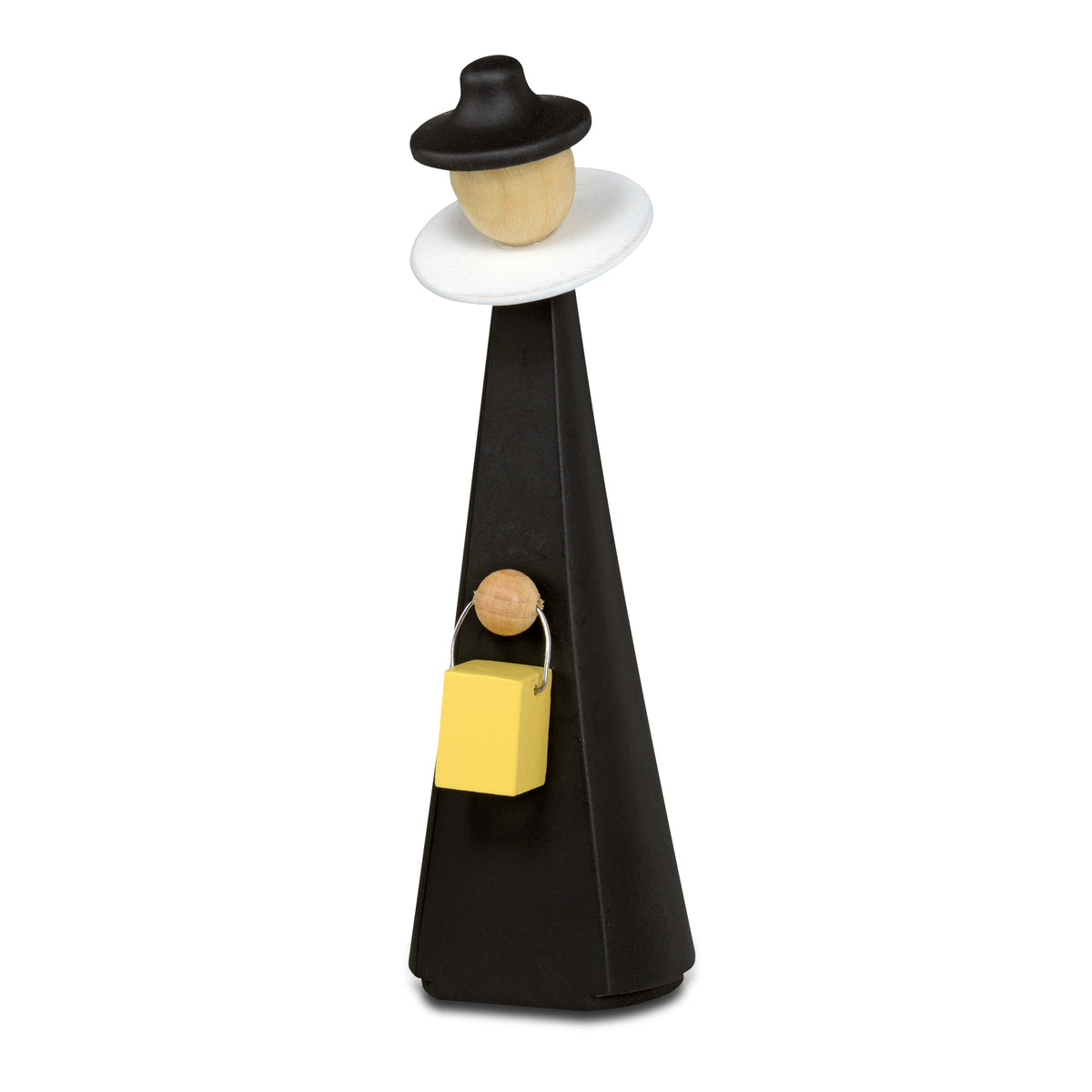 Kurrendefigur schwarz, 11 cm von KWO, Art. 75371