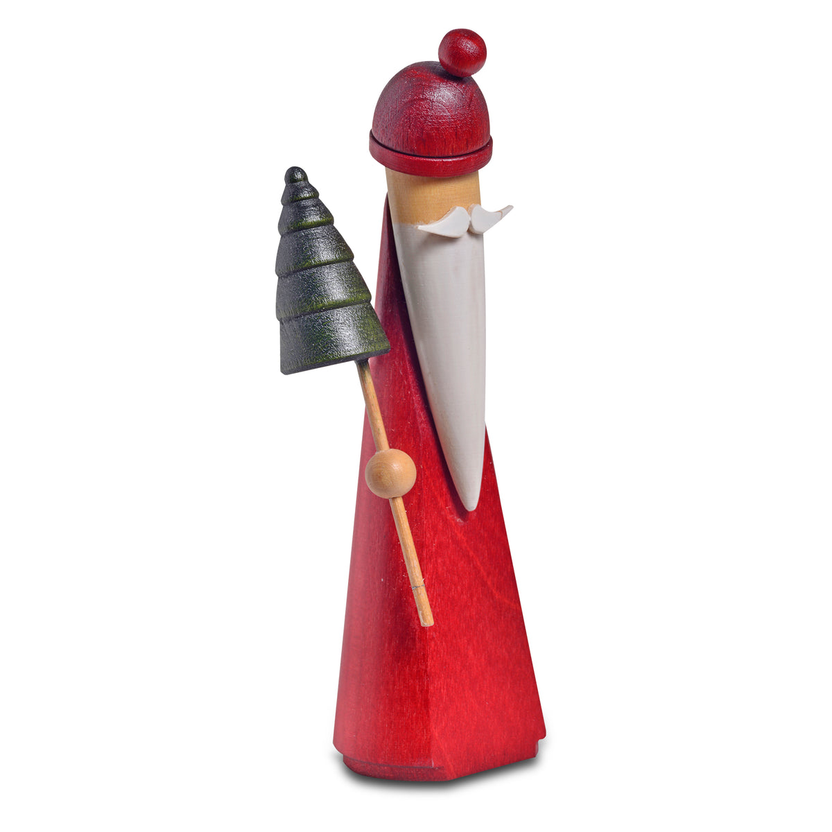 Weihnachtsmann mit Baum, 12 cm von KWO, Figur, Art. 75380