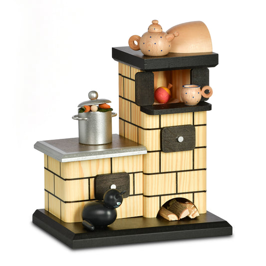 KWO Kachelofen mit Topf Art. 75809 Original Erzgebirge Holzkunst