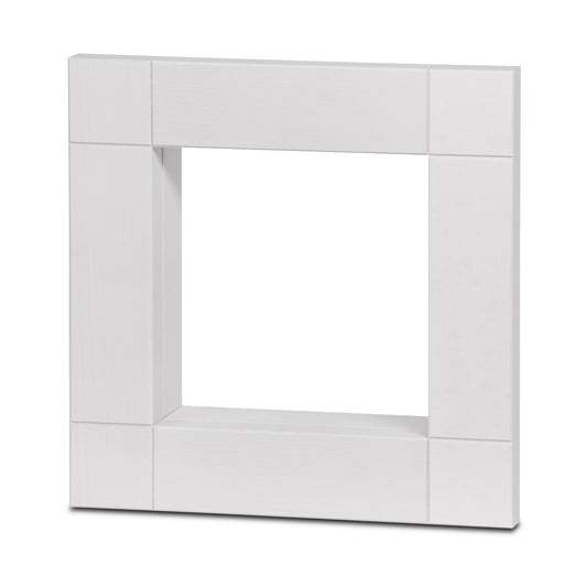 Rahmen quadratisch, weiß lasiert von KWO, Art. 75971