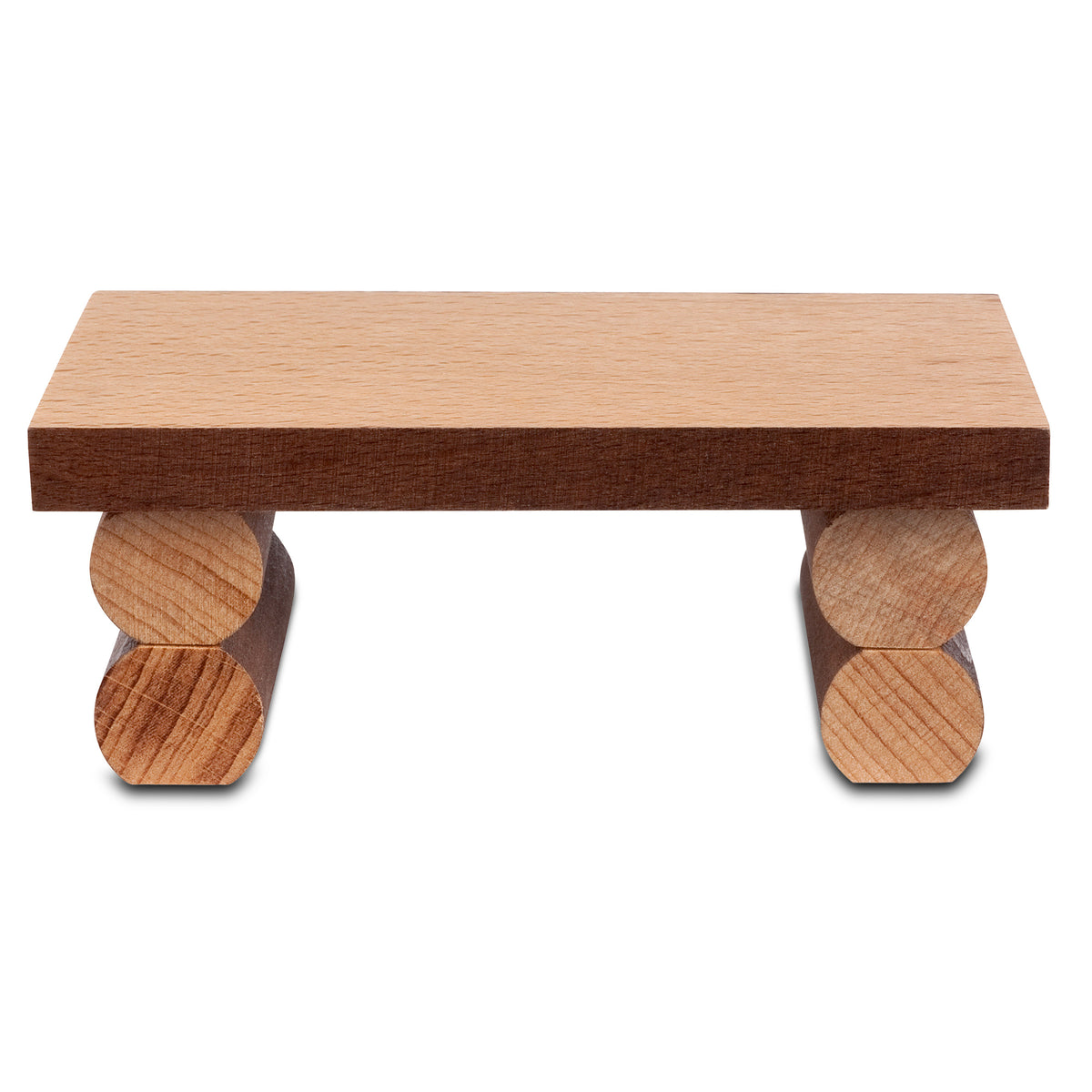 Kleine Holzbank Art. 81924 als Sitzbank für Kantenhocker
