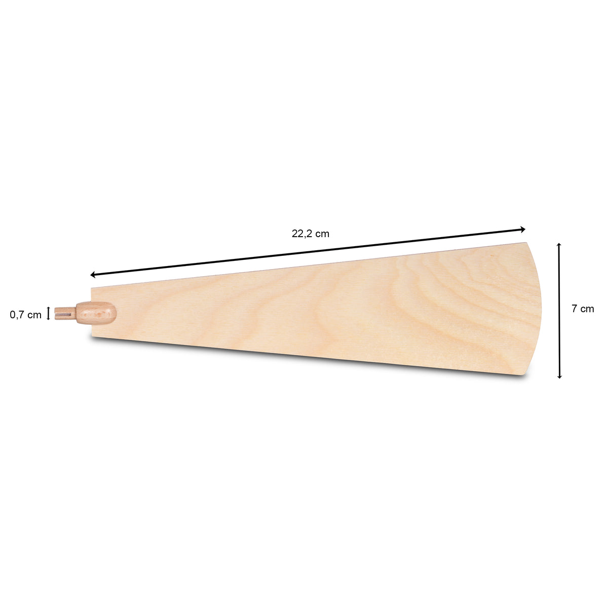 Flügel für Pyramide Art.-Nr. 70059, natur von KWO, Ansicht 2