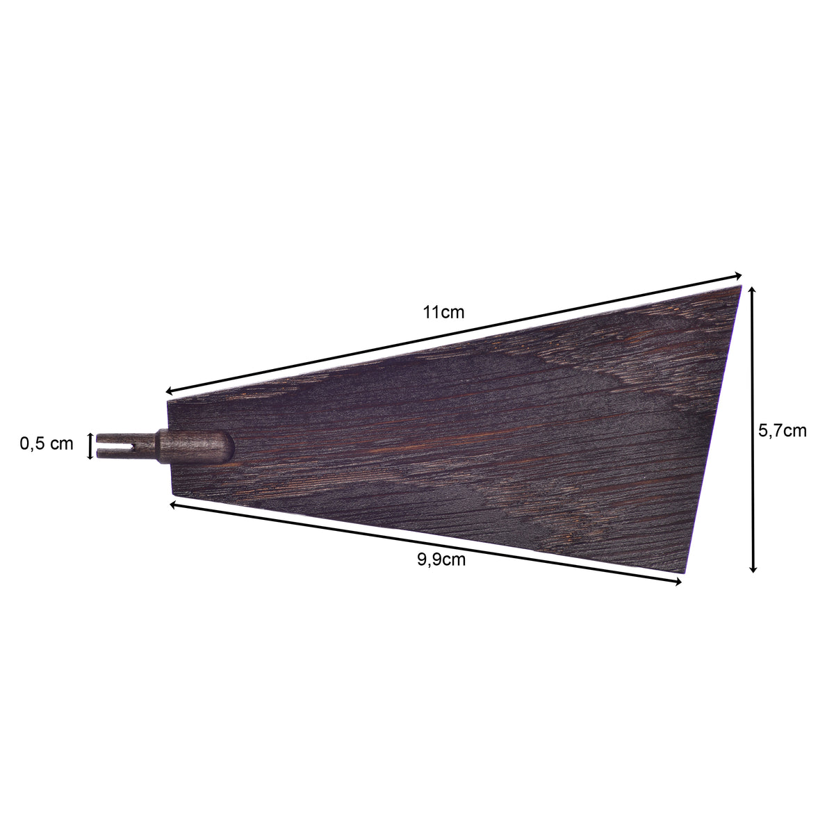 Flügel für Pyramide Art.-Nr. 70066, Farbton Mooreiche, gelackt (ab 2016) von KWO, Ansicht 2